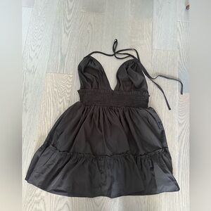 Boohoo - Petite - Black Beach Dress Cover Up - 4 US